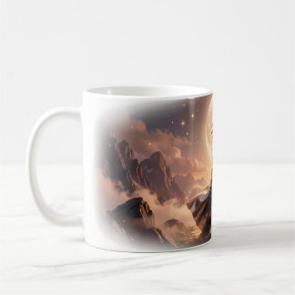Tasse Sérénité au Clair de Lune sur la Montagne de