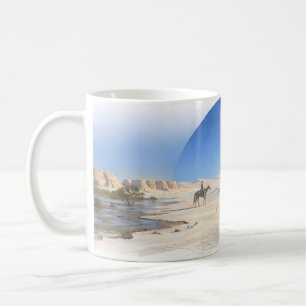 Tasse Sérénité du désert pâle Un cheval sans nom