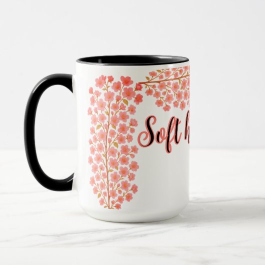Tasse Sérénité Rose du Matin (Gauche)