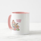 Tasse Serial Lover – Nuit Douillette avec Chat & P (Devant gauche)