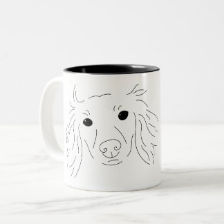 Tasse sérieuse de teckel