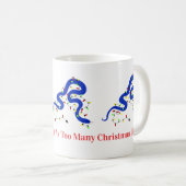 Tasse Serpents de Noël (Devant droit)