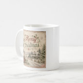 tasse shabby chic Noël  (Devant gauche)