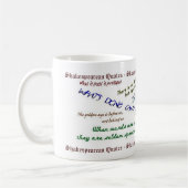 Tasse shakespearienne de citations (Gauche)