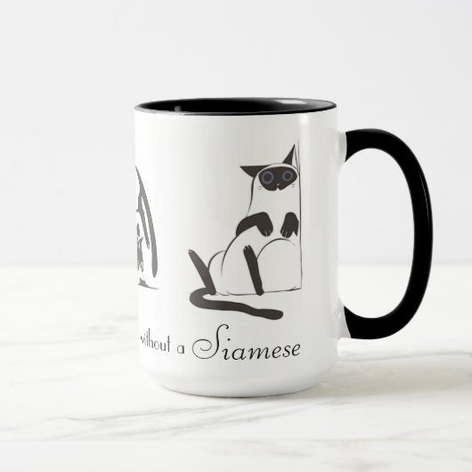 Tasse siamoise (Droite)