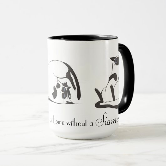 Tasse siamoise (Devant droit)