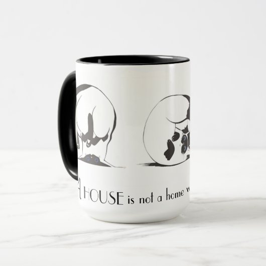 Tasse siamoise (Devant gauche)