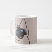 Tasse siamoise de Kitty (Devant gauche)