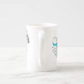Tasse siamoise de la Chine (Dos)