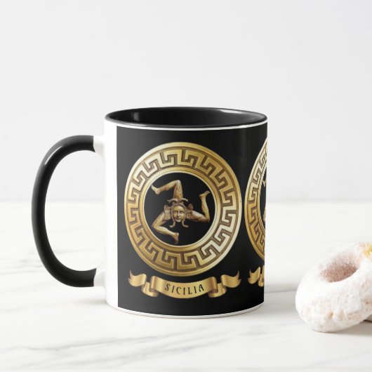Tasse Sicilia (Sicile) (Avec donut)