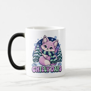 Tasse Sign Retro Kids Renard Arctique Jours Froids