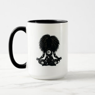 Tasse Silhouette Céleste Méditative Moderne