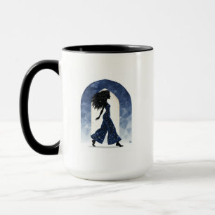 Tasse Silhouette de Marche Céleste Moderne