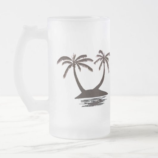 Tasse - Silhouette d'île tropicale (Gauche)
