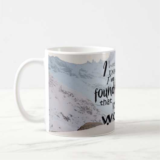 Tasse simple de citation de Thomas Edison (Gauche)
