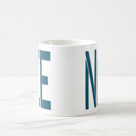 Tasse simple de citations - idée drôle Nee de (Centre)