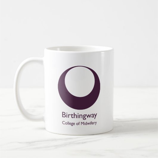 Tasse simple de logo de Birthingway (Gauche)