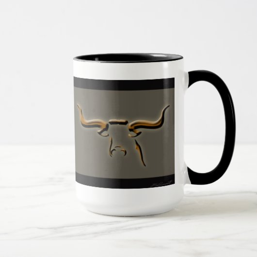 Tasse simple de Longhorn (Droite)