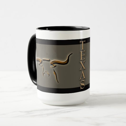 Tasse simple de Longhorn (Devant gauche)