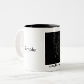 tasse simple de type (Devant gauche)