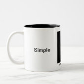 tasse simple de type (Gauche)