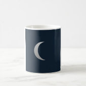 Tasse Simple Lune Phase en Ligne Art - Navy Profon (Centre)