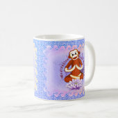 Tasse Singe Chaussette Lotus (Devant droit)
