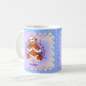 Tasse Singe Chaussette Lotus (Devant gauche)