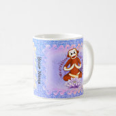 Tasse Singe Chaussette Lotus (Devant droit)