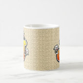 Tasse Singe Chaussette Monogramme J (Centre)