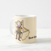 Tasse Singe Cowboy en Chaussette (Devant gauche)