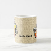 Tasse Singe de Chaussette Monogramme J (Centre)
