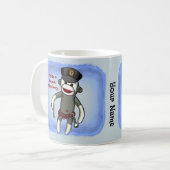 Tasse Singe de Chaussette Police (Devant gauche)