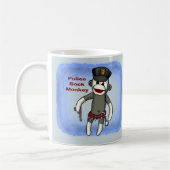 Tasse Singe de Chaussette Police (Gauche)