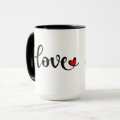 Tasse Sipping Love, One Cup at a Time (Devant gauche)