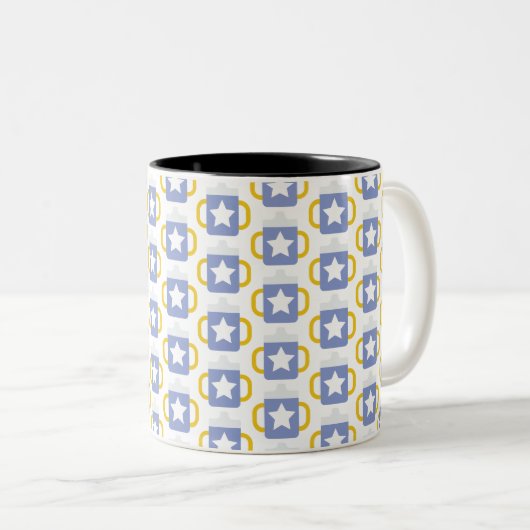 tasse sippy étoile bleue (Devant droit)