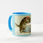 Tasse sirotante de coutume de thé de chat (Devant gauche)