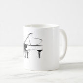 Tasse Sketch Piano (Devant droit)
