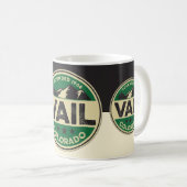 Tasse Ski Vail Black & Tan (Devant droit)