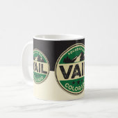 Tasse Ski Vail Black & Tan (Devant gauche)