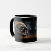 Tasse Skull Smoke Halloween (Devant gauche)