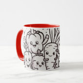 Tasse Smiling Veggies Coffee Mug (Devant gauche)