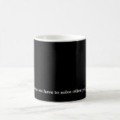 Tasse Snarky de réponse de problème (Centre)
