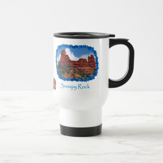 Tasse Snoopy de voyage de Sedona de roche/roche de (Droite)