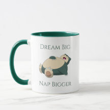 Tasse Snorlax Rêve Grand Nappage Encore Plus Grand