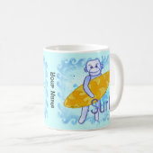 Tasse Sock Monkey Surfer (Devant droit)