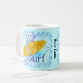 Tasse Sock Monkey Surfer (Devant gauche)