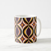 Tasse Soirée Vagues Dorées Rétro (Devant droit)