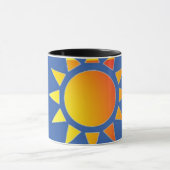 Tasse Soleil Orange Jaune (Centre)