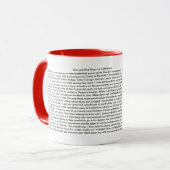 Tasse solitaire officielle d'histoire d'écrou de (Devant gauche)